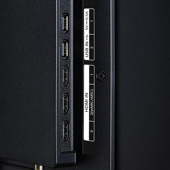 LG 65UA7700PUB | Téléviseur 65" - 4K Ultra HD - DEL - Série UA7700 - HDR - Smart WebOS - 60 Hz natif - Processeur IA a7 Gen8 4K - Noir | Sonxplus Thetford Mines