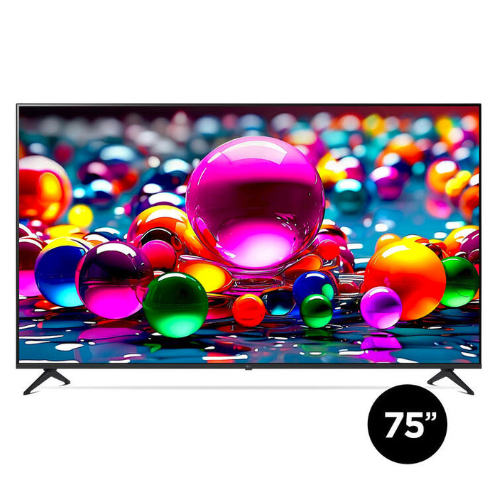 LG 75UA7700PUA | Téléviseur 75" - 4K Ultra HD - DEL - Série UA7700 - HDR - Smart WebOS - 60 Hz natif - Processeur IA a7 Gen8 4K - Noir | Sonxplus Thetford Mines