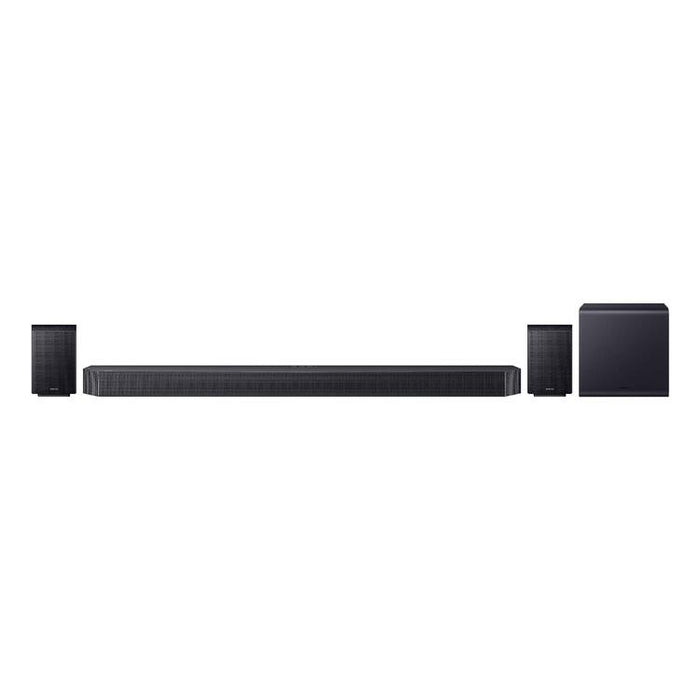 Samsung HW-Q990F | Barre de son - 11.1.4 canaux - Dolby ATMOS - Caisson de graves + Haut-parleurs arrière sans fil - 756W - Q-Symphony - Noir-Sonxplus Thetford Mines.com