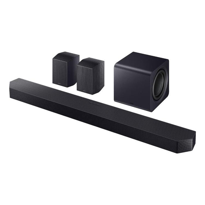 Samsung HW-Q990F | Barre de son - 11.1.4 canaux - Dolby ATMOS - Caisson de graves + Haut-parleurs arrière sans fil - 756W - Q-Symphony - Noir-Sonxplus Thetford Mines.com