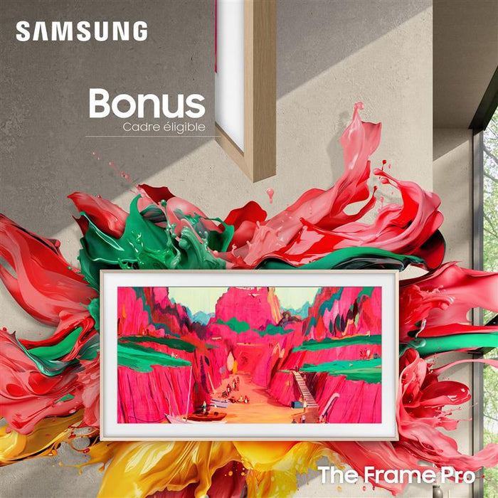 Samsung QN65LS03FWFXZC | Téléviseur 65" - The Frame Pro - Neo QLED - 4K - Série LS03FW - 120Hz - Neo Quantum HDR | Sonxplus Thetford Mines