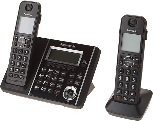 Panasonic KX-TGF342B | Téléphone sans fil - 2 combinés - Répondeur - Noir-SONXPLUS Thetford Mines