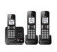 Panasonic KX-TGD393B | Cordless phone - 3 handsets - Answering machine - Black-SONXPLUS Thetford Mines