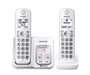 Panasonic KX-TGD592W | Téléphone sans fil - 2 combinés - Liaison cellulaire - Répondeur - Bluetooth - Blanc-SONXPLUS Thetford Mines