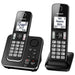 Panasonic KX-TGD392B | Téléphone sans fil - 2 combinés - Répondeur - Noir-SONXPLUS Thetford Mines