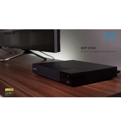 Sony BDP-S1700 | Lecteur Blu-ray - Full HD - USB - Noir-SONXPLUS Thetford Mines