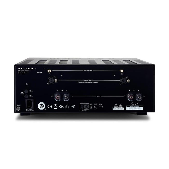 Anthem | Amplificateur de puissance STR - 2 Canaux - Transformateurs toroïdaux massifs - Noir-SONXPLUS Thetford Mines