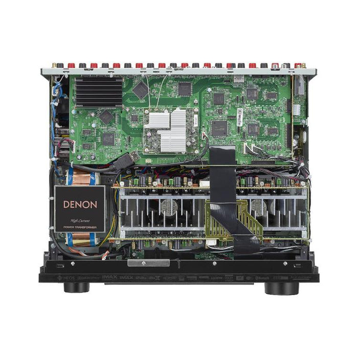 Denon AVRX4700H | Récepteur AV 9.2 canaux - Cinéma maison - 3D - 8K - HEOS - Noir-SONXPLUS Thetford Mines