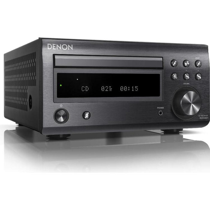 Denon DM-41SBK | Micro-Chaîne Hi-Fi sans fil - 2 Canaux - Bluetooth - Noir-SONXPLUS Thetford Mines