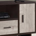 Monarch Specialties I2805 | TV stand - 48" - 1 Drawer - 1 Cabinet - Espresso/Taupe-SONXPLUS Thetford Mines