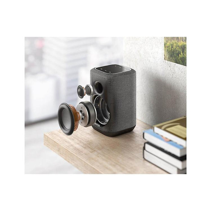 Denon HOME 150 | Haut-parleur sans fil intelligent - Bluetooth - Couplage Stéréo - HEOS intégré - Noir - Unité-SONXPLUS Thetford Mines
