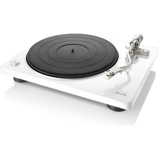 Denon DP-400 | Table tournante Hi-Fi - Capteur automatique de vitesse - Bras de vitesse en "S" - Blanc-SONXPLUS Thetford Mines