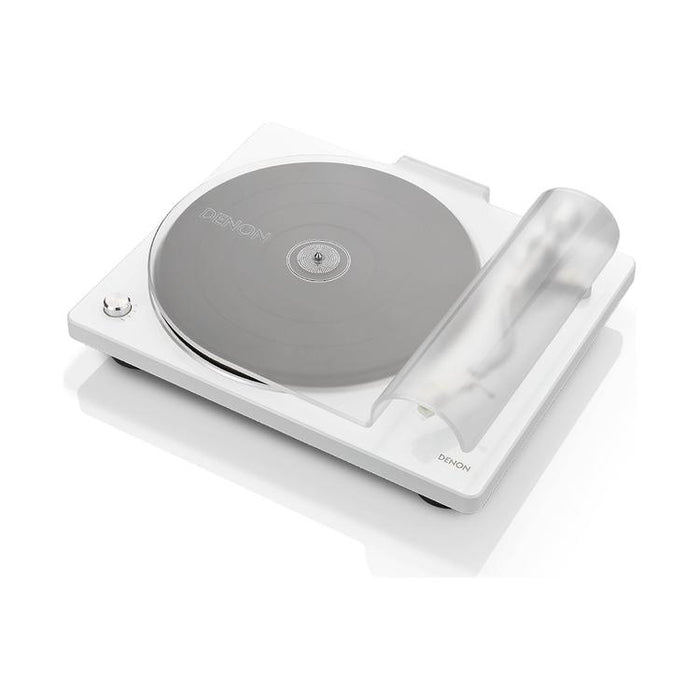 Denon DP-400 | Table tournante Hi-Fi - Capteur automatique de vitesse - Bras de vitesse en "S" - Blanc-SONXPLUS Thetford Mines