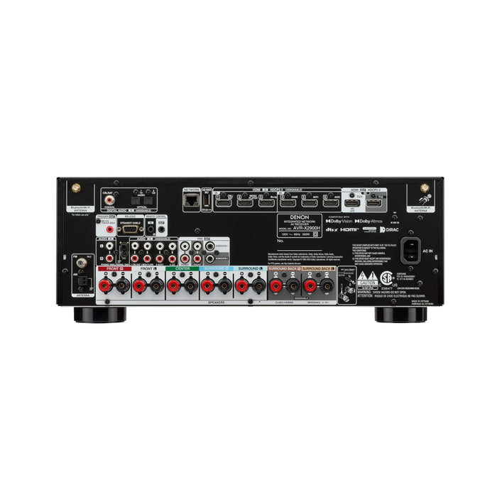 Denon AVRX2900H | Récepteur AV - 7.2 canaux - Cinéma maison - 8K - HEOS - Noir | 03 | Sonxplus Thetford Mines