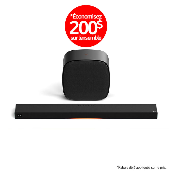 LG Sound Suite | Cinema Suite 7 - Barre de son H7+W7 | 01 | Sonxplus Thetford Mines