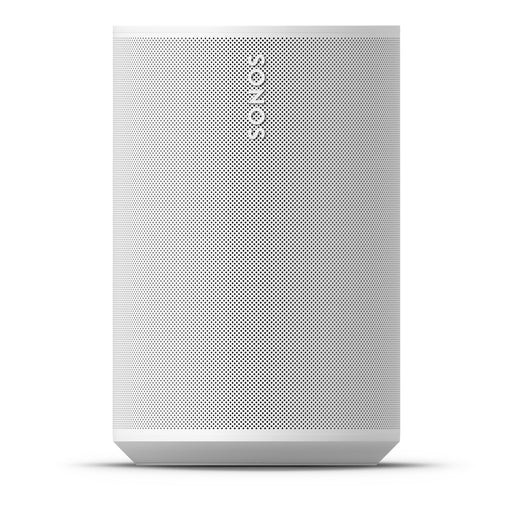 Sonos Era 100 SL | Haut-parleur compact - Tactile - Wi-Fi - Blanc | vue avant avec logo | Sonxplus Thetford Mines