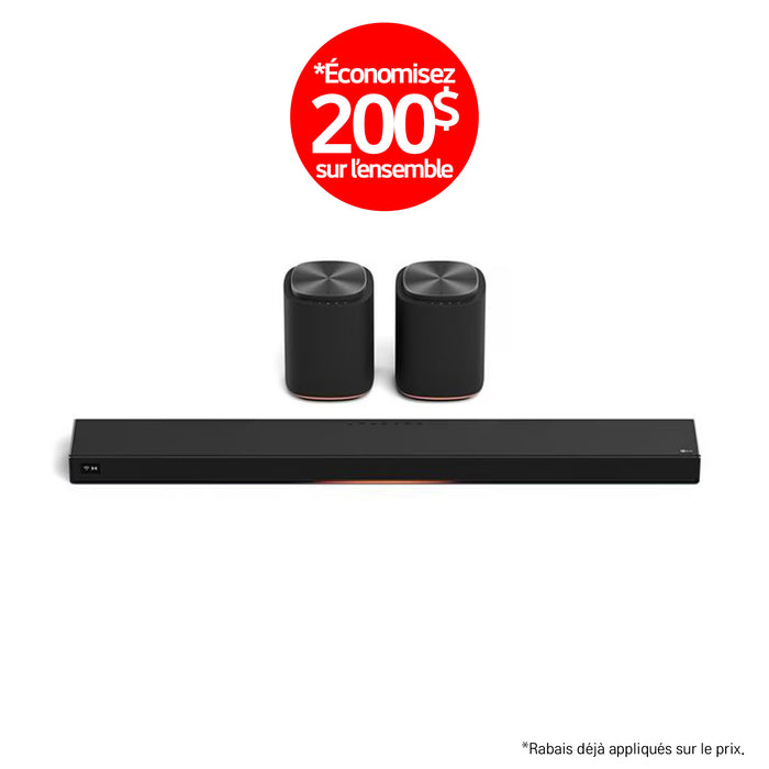LG Sound Suite | Immersive suite 7 - Barre de son H7+2M7 | 01 | Sonxplus Thetford Mines