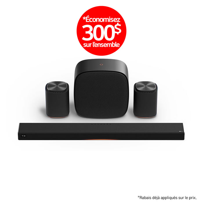 LG Sound Suite | Immersive suite 7 Pro - Barre de son H7+2M7+W7 | 01 | Sonxplus Thetford Mines