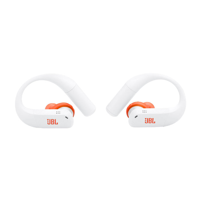 JBL Endurance Peak 4 | In-Ear Headphones - TwistLock  - White/Orange | 04 | Sonxplus Thetford Mines