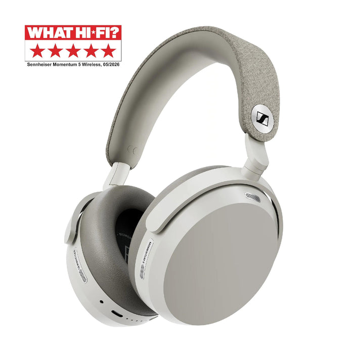 Sennheiser MOMENTUM 5 Wireless | Écouteurs supra-auriculaires - Sans fil - Réduction adaptative du bruit - Blanc | 04 | Sonxplus Thetford Mines