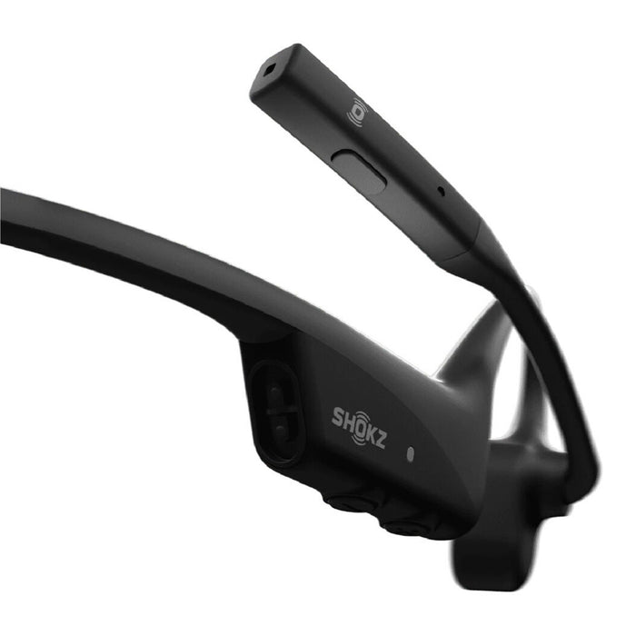 SHOKZ OpenComm2 USB-A | Écouteurs à conduction osseuse - Bluetooth - Adaptateur USB-A - Microphone - Noir