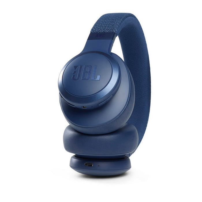 JBL Live 660NC | Circumaural Wireless Headphones - Bluetooth - Active Noise Cancellation - Multipoint Connection - Bleu-SONXPLUS.com