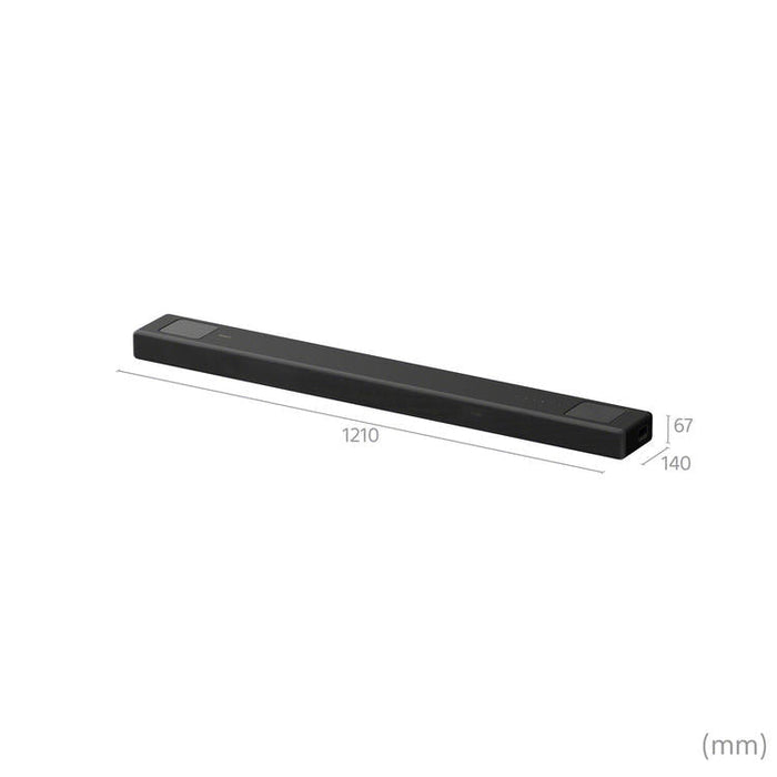 Sony HT-A5000 | Barre de son - Pour cinéma maison - 5.1.2 canaux - Sans fil - Bluetooth - Wi-Fi intégré - 450 W - Dolby Atmos - DTS:X - Noir-SONXPLUS.com