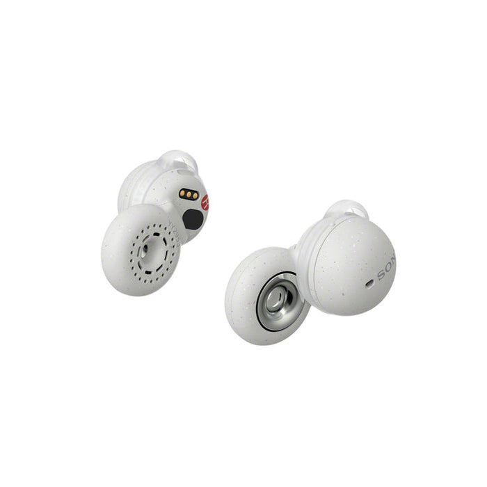 Sony WF-L900 | In-ear headphones - LinkBuds - 100% Wireless - Bluetooth - Microphone - Adaptive control - Up to 17.5 hours battery life - White-SONXPLUS.com