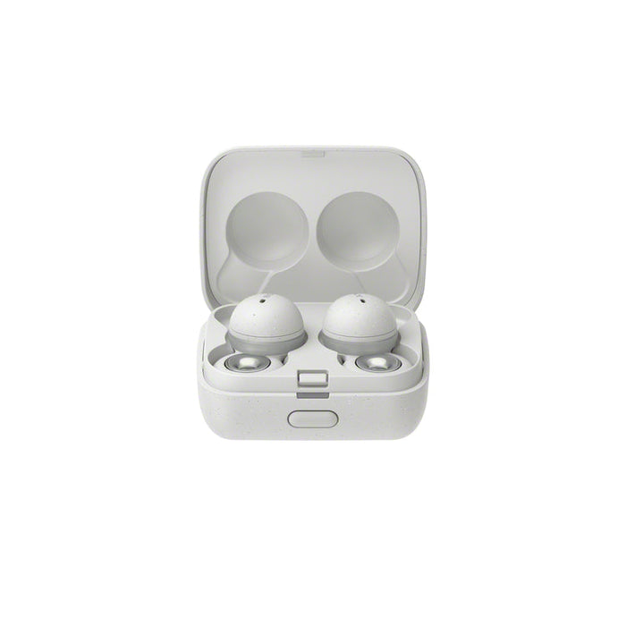 Sony WF-L900 | In-ear headphones - LinkBuds - 100% Wireless - Bluetooth - Microphone - Adaptive control - Up to 17.5 hours battery life - White-SONXPLUS.com