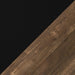 Monarch Specialties I 2803 | Meuble TV - 48" - Avec rangement - Imitation bois - Brun/Noir-SONXPLUS.com