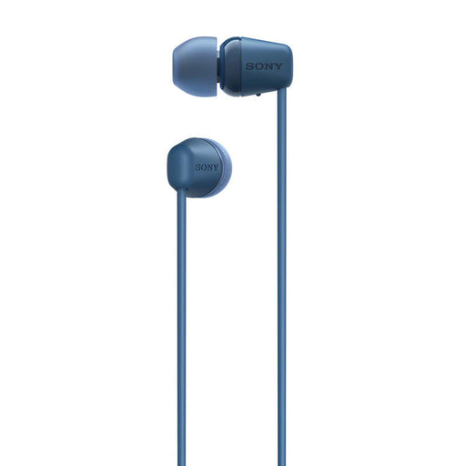 Sony WI-C100 | In-ear headphones - Wireless - Bluetooth - Around the neck - Microphone - IPX4 - Blue-SONXPLUS.com