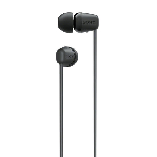 Sony WI-C100 | In-ear headphones - Wireless - Bluetooth - Around the neck - Microphone - IPX4 - Black-SONXPLUS.com
