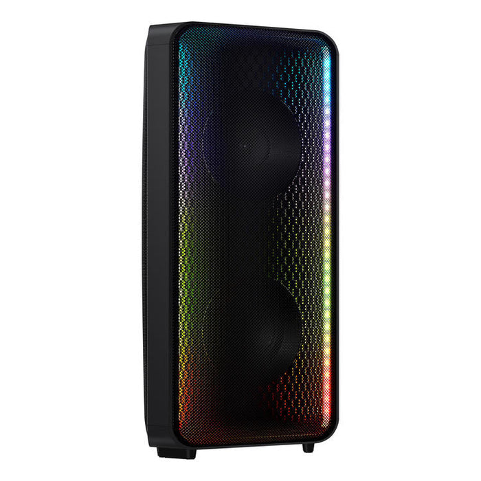 Samsung MX-ST40B | Powerful portable speaker - Sound tower - Bluetooth - 160W - Bidirectional - LED lights - Multiple Bluetooth connection - Black-SONXPLUS.com