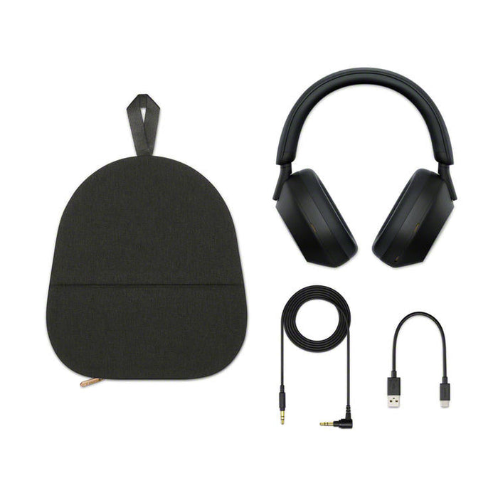 Sony WH-1000XM5/B | Wireless circum-aural headset - Noise reduction - 8 Microphones - Black-SONXPLUS.com