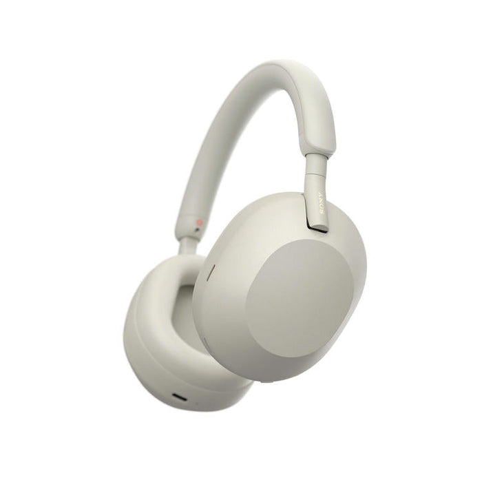 Sony WH-1000XM5/S | Wireless circum-aural headset - Noise reduction - 8 Microphones - Argent-SONXPLUS.com
