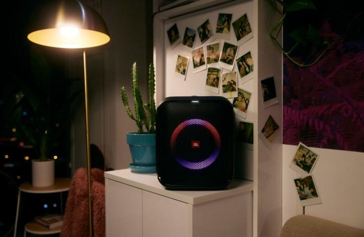 JBL Partybox Encore Essential | Haut-parleur portatif - Sans fil - Bluetooth - 100 W - Jeu de lumière - Noir-SONXPLUS.com