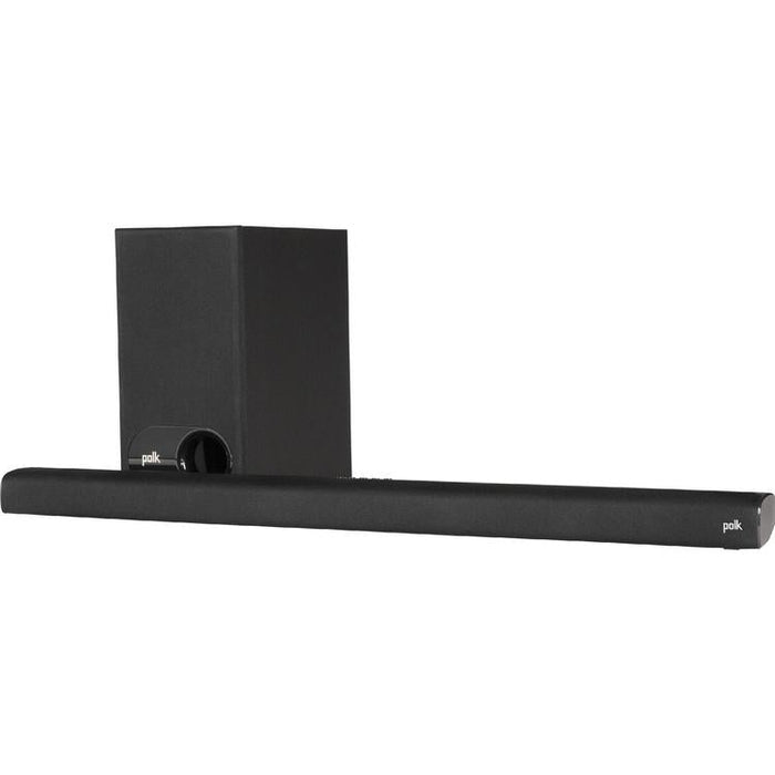Polk Signa S2 | Barre de son universelle - Avec Caisson de graves sans fil - Bluetooth - Expérience de Cinéma Maison - Voice Adjust - HDMI - Noir-SONXPLUS.com