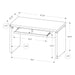 Monarch Specialties I 7439 | Meuble d'ordinateur - Compact - Grand plateau de clavier - Dessus gris - Noir-SONXPLUS.com