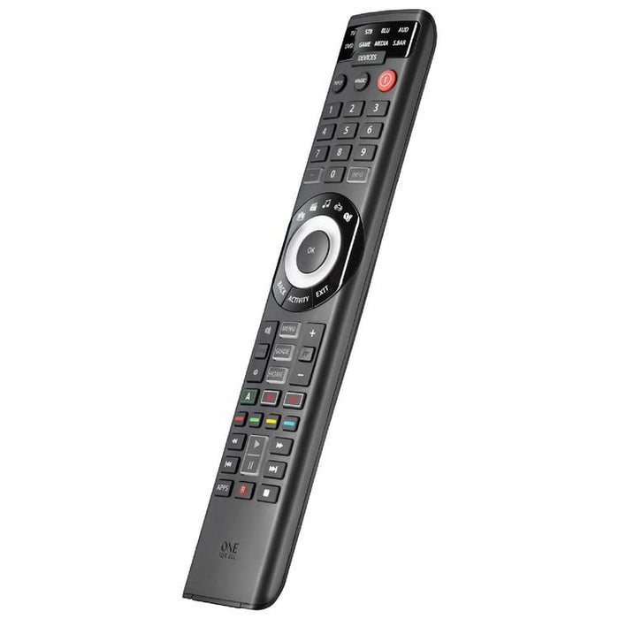One for All URC7880R | Télécommande universelle intelligente pour tout téléviseur - Série Smart - Pour 8 appareils - Noir-SONXPLUS.com