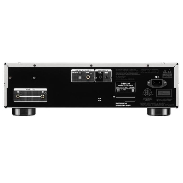 Denon DCD-1700NE | Lecteur CD/SACD - Avec Advanced AL32 Processing Plus - Mécanisme SVH - Argent-SONXPLUS.com