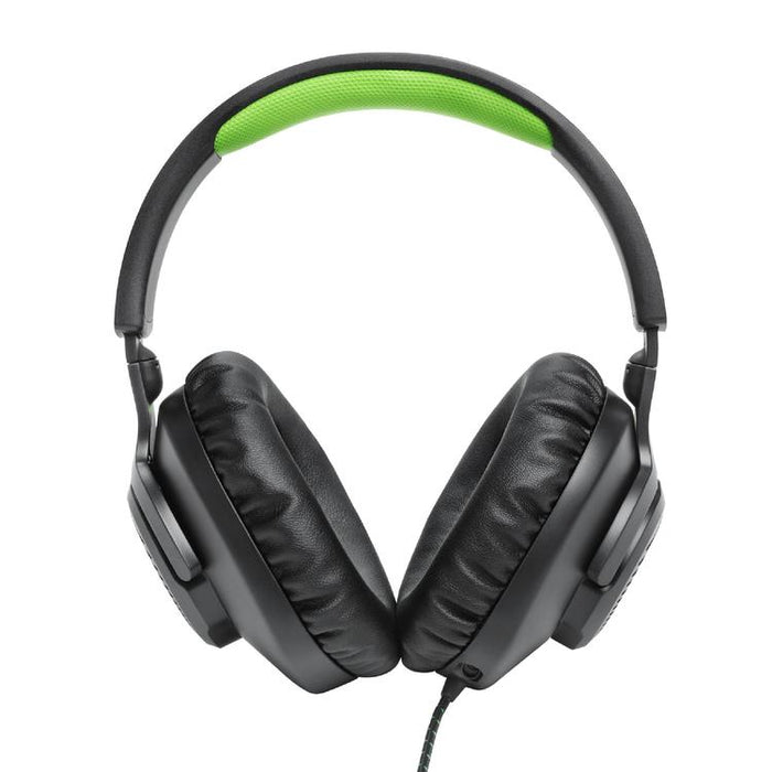 JBL Quantum 100X | Casque de jeu filaire circum-auriculaire - Pour Console X-box - Noir/Vert-SONXPLUS.com