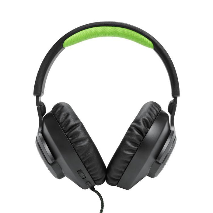 JBL Quantum 100X | Casque de jeu filaire circum-auriculaire - Pour Console X-box - Noir/Vert-SONXPLUS.com