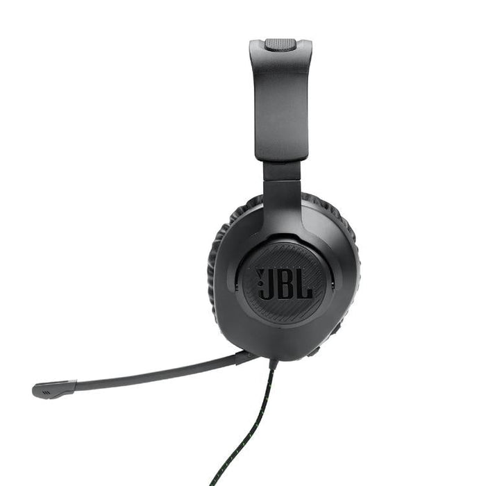 JBL Quantum 100X | Casque de jeu filaire circum-auriculaire - Pour Console X-box - Noir/Vert-SONXPLUS.com