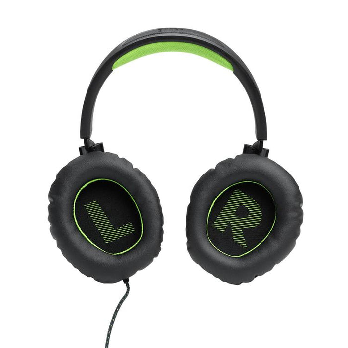 JBL Quantum 100X | Casque de jeu filaire circum-auriculaire - Pour Console X-box - Noir/Vert-SONXPLUS.com