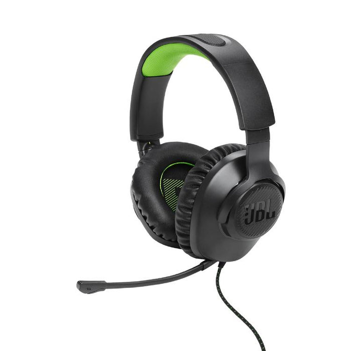 JBL Quantum 100X | Casque de jeu filaire circum-auriculaire - Pour Console X-box - Noir/Vert-SONXPLUS.com