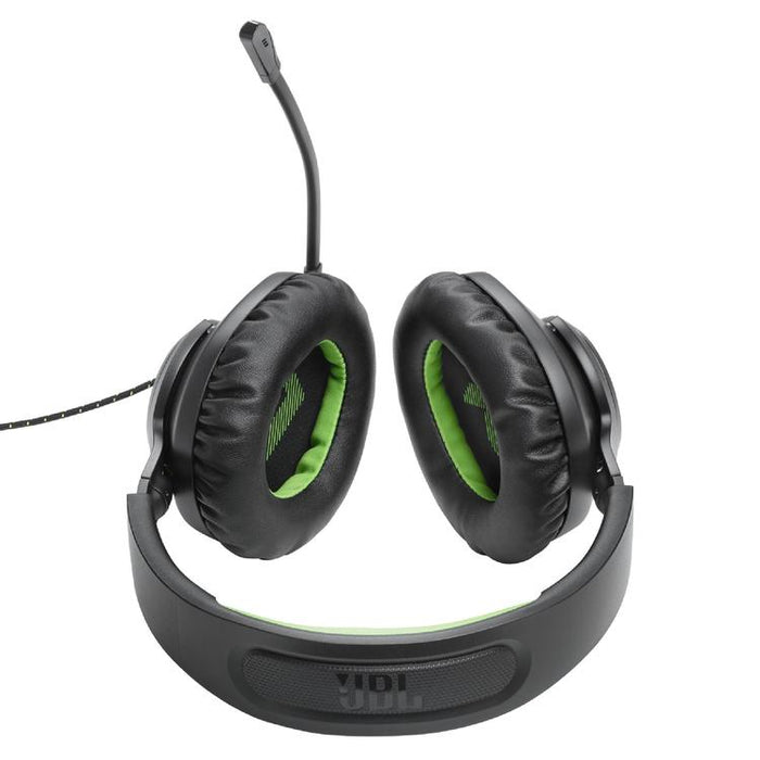 JBL Quantum 100X | Casque de jeu filaire circum-auriculaire - Pour Console X-box - Noir/Vert-SONXPLUS.com