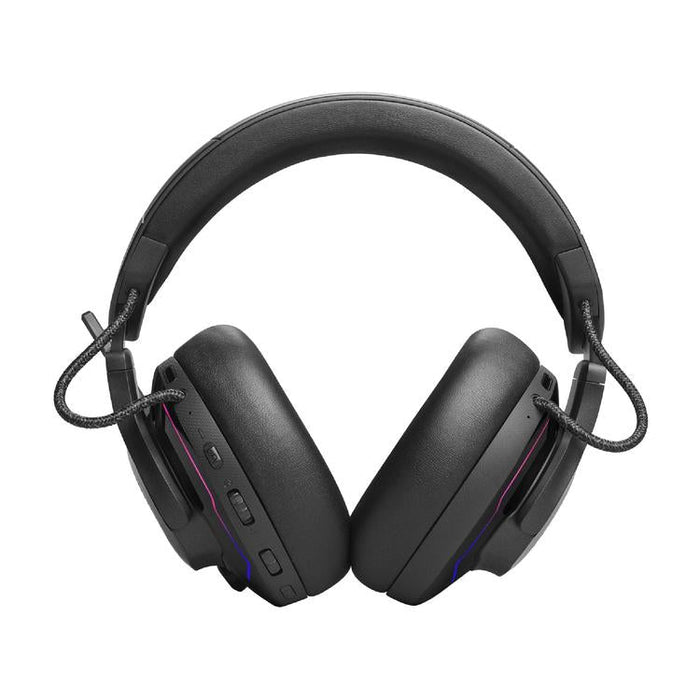JBL Quantum 910 | Casque de jeu Pro circum-auriculaire - Sans Fil - Éclairage RGB - Réduction de bruit - Noir-SONXPLUS.com