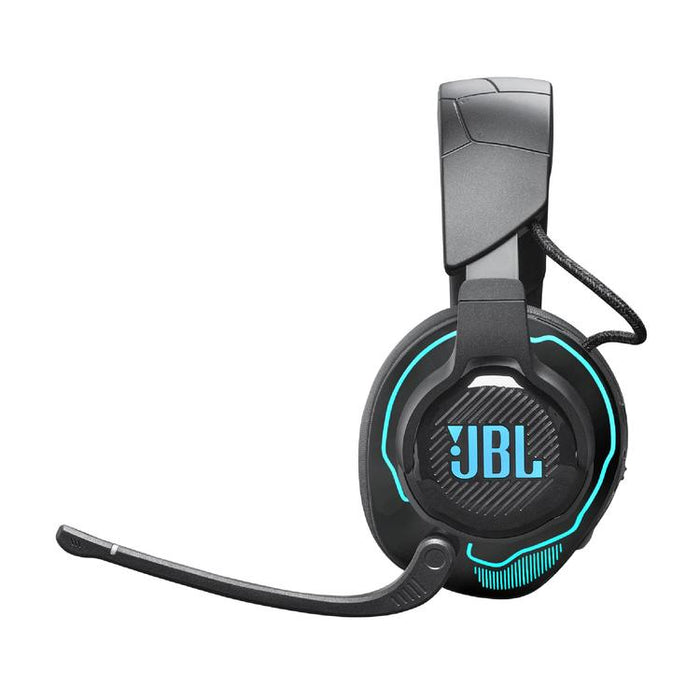 JBL Quantum 910 | Casque de jeu Pro circum-auriculaire - Sans Fil - Éclairage RGB - Réduction de bruit - Noir-SONXPLUS.com