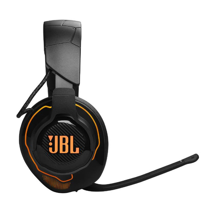 JBL Quantum 910 | Casque de jeu Pro circum-auriculaire - Sans Fil - Éclairage RGB - Réduction de bruit - Noir-SONXPLUS.com