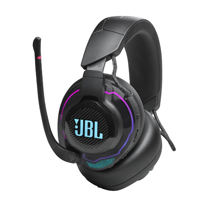 JBL Quantum 910 | Casque de jeu Pro circum-auriculaire - Sans Fil - Éclairage RGB - Réduction de bruit - Noir-SONXPLUS.com